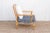 1990s Provincial Cane With Indigo Seat Chair For Sale - Image 5 of 10
