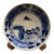 Late Edo Japanese Arita Blue & White Porcelain Charger, Hand-Painted Landscape, Circa 1820–1850 For Sale