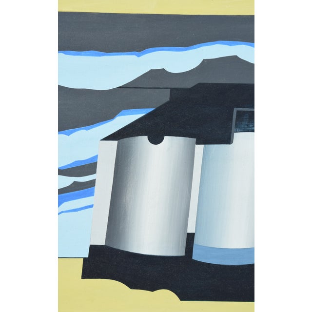 1970s Otto Mindhoff, Experimental Station (1978), 1978, Acrylic on Hardboard For Sale - Image 5 of 13