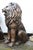 Bronze Lion Gatekeeper Statues Guard Casting Lions, Set of 2 For Sale - Image 4 of 11
