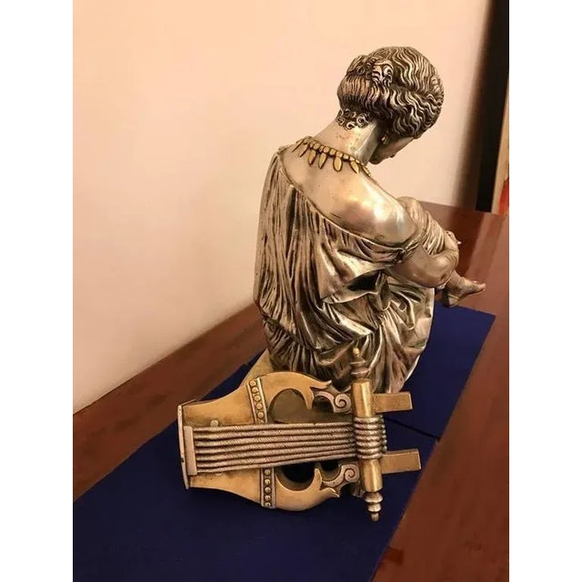 French Bronze Figure of a Seated Female For Sale In New York - Image 6 of 10