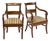 Pair of French Restoration Solid Walnut Armchairs, Rhône Valley, Circa 1820 For Sale