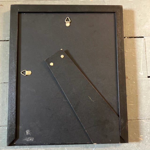 Abstract 1980’s Original Wayne Cunningham Abstract Ink Drawing Vintage Tabletop Frame For Sale - Image 3 of 3