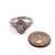 Diamond Ring Size 6.5 14k White Gold 0.45 TCW 4.88g Certified $5,950 120603 This is a Unique Custom Made Glamorous Piece...