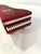 Mid-Century Ruby Red Alabaster Piano Trinket Box For Sale - Image 4 of 7