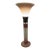 1980 Frosted Lucite Pink Torch Table Lamp For Sale
