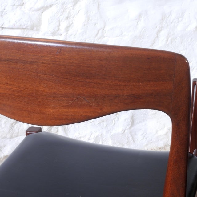 Scandinavian Style Dining Chairs, France, 1960s, Set of 4 For Sale - Image 13 of 17