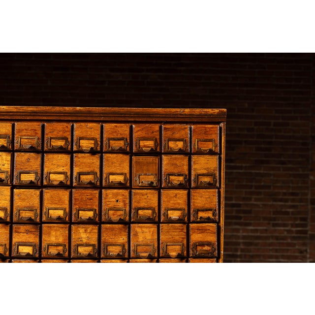 Early 20th Century Massive Antique 370-Drawer Industrial Hardware Cabinet For Sale - Image 9 of 13