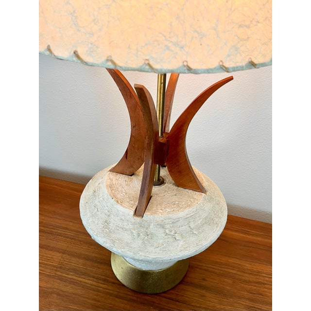 家具 midcentury vintage Olympia Table Lamp Vintage Table Lamp Mid Century Modern Ceramic Glossy Ivory