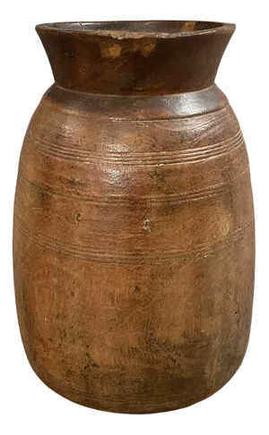 Wood Himachal Pot, 1920s