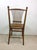 Antique Oak Chair With Unique Turned Wood Back and Caned Seat For Sale - Image 9 of 12