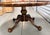 1950s 1950s Henredon Piecrust Mahogany Chippendale Style Coffee Table Claw & Ball Feet For Sale - Image 5 of 12