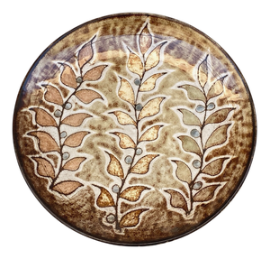 Ceramic Wall Plate by Robert Pérot for Vallauris, France, 1950s