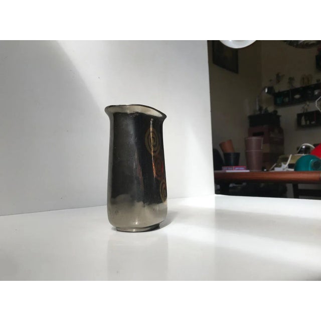 Art Deco Dinanderie Vase, 1930s For Sale - Image 4 of 8