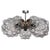 Silver Glass and Chrome Pendant from Kamenicky Senov, Czechoslovakia, 1970s For Sale - Image 8 of 8