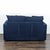 2010s Room and Board York Navy Blue Loveseat - Modern and Comfortable For Sale - Image 5 of 9