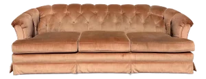 Mid 20th Century Vintage Tufted Chesterfield Sofa