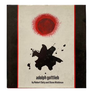 Adolph Gottlieb Vintage 1968 First Edition Abstract Expressionist Lithograph Print Mid Century Modernist Hardcover Exhibition Art Book