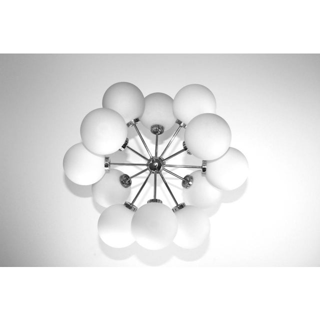 Sputnik Chandelier from Nikoll, 1960s For Sale - Image 6 of 14