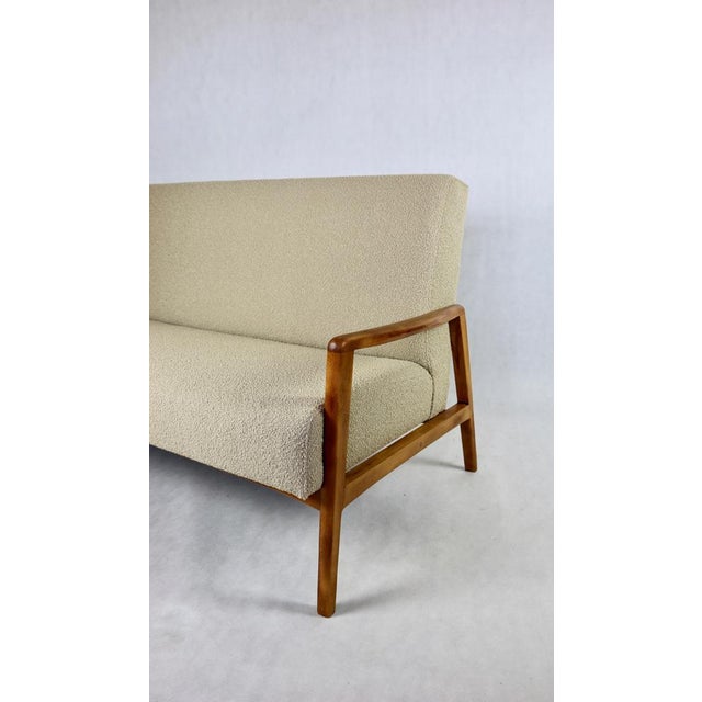 Set of Vintage Beige Boucle Sofa and Armchair, 1970s For Sale - Image 9 of 18