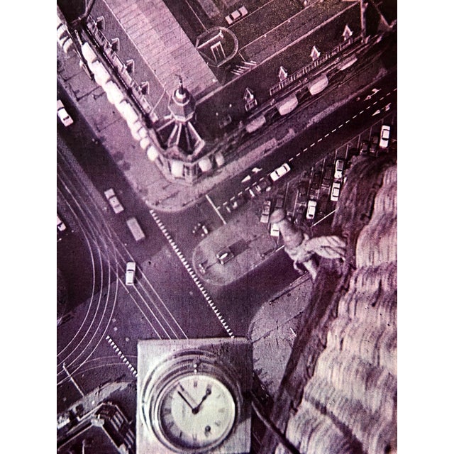 Bauhaus Vera SimonsWristwatch City Abstract Photo Mosaic Collage Aerial Photograph Feminist Aviator, c.1970s For Sale - Image 3 of 5