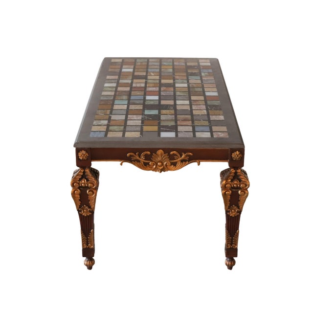 Mid 20th Century George III Marble Specimen Coffee Table. For Sale - Image 5 of 8