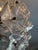Glass Italian Murano Glass Ball Chandelier with Floral Formed Prisms For Sale - Image 7 of 12