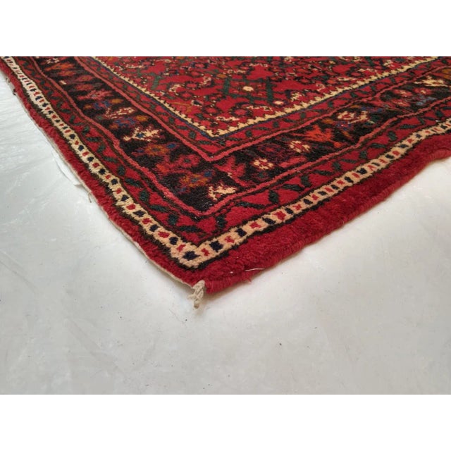1970s 1970's Persian Hamadan Runner, 2'8" X 14' For Sale - Image 5 of 6