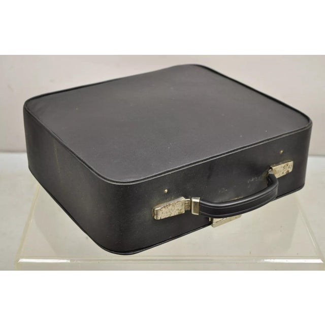 Vintage Royal Holland Parade Coral Red Mid Century Modern Typewriter in Case For Sale - Image 12 of 12