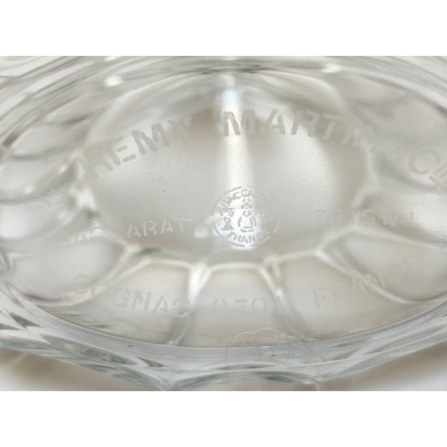 1960s Baccarat Crystal Rémy Martin “Centaure” Decanter Donut Shell Form France For Sale - Image 17 of 17