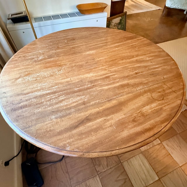 1920s Antique Pedestal Table From Kenny Ball Antiques For Sale - Image 5 of 9