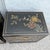 Vintage Cantonese Black Lacquered Hand Painted Nightstands - A Pair For Sale - Image 9 of 11