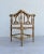 Wood French Carved Wood Corner Chair with Woven Rush Seat, Early 20th Century For Sale - Image 7 of 13