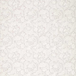 Morris & Co Pure Bachelors Button Embroidery Fabric in Pebble For Sale