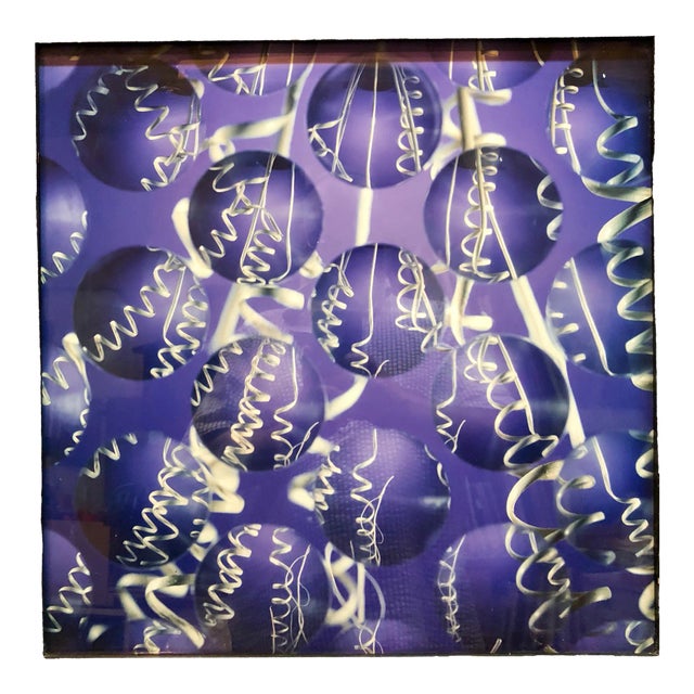 Ellen Carey, Vintage 1980's Large Format Abstract Unique Color Photo Polaroid Photograph, 1988 For Sale