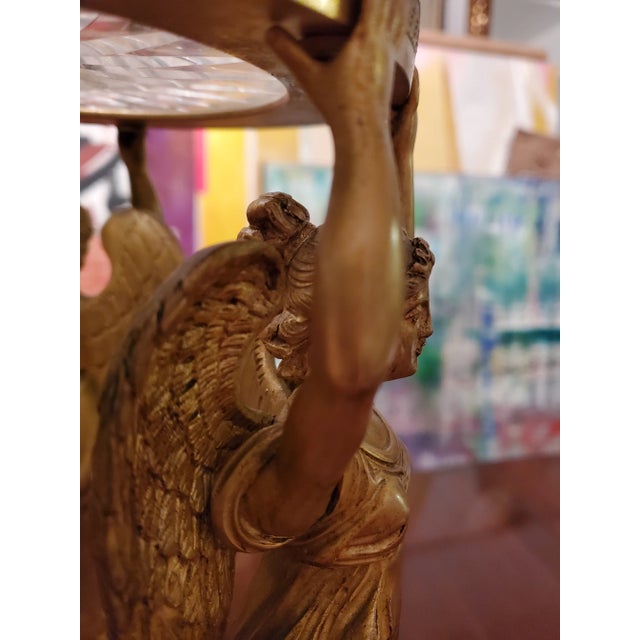 Antique French Empire Napoleon Crystal Bronze Massive Centerpiece For Sale In Boston - Image 6 of 7