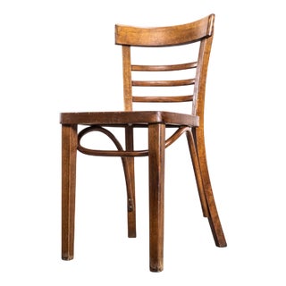 Ladderback Bentwood Dining Chair, 1960s For Sale