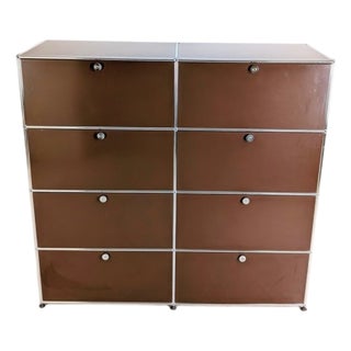 Vintage Filing Cabinet with Drawers from USM Haller For Sale