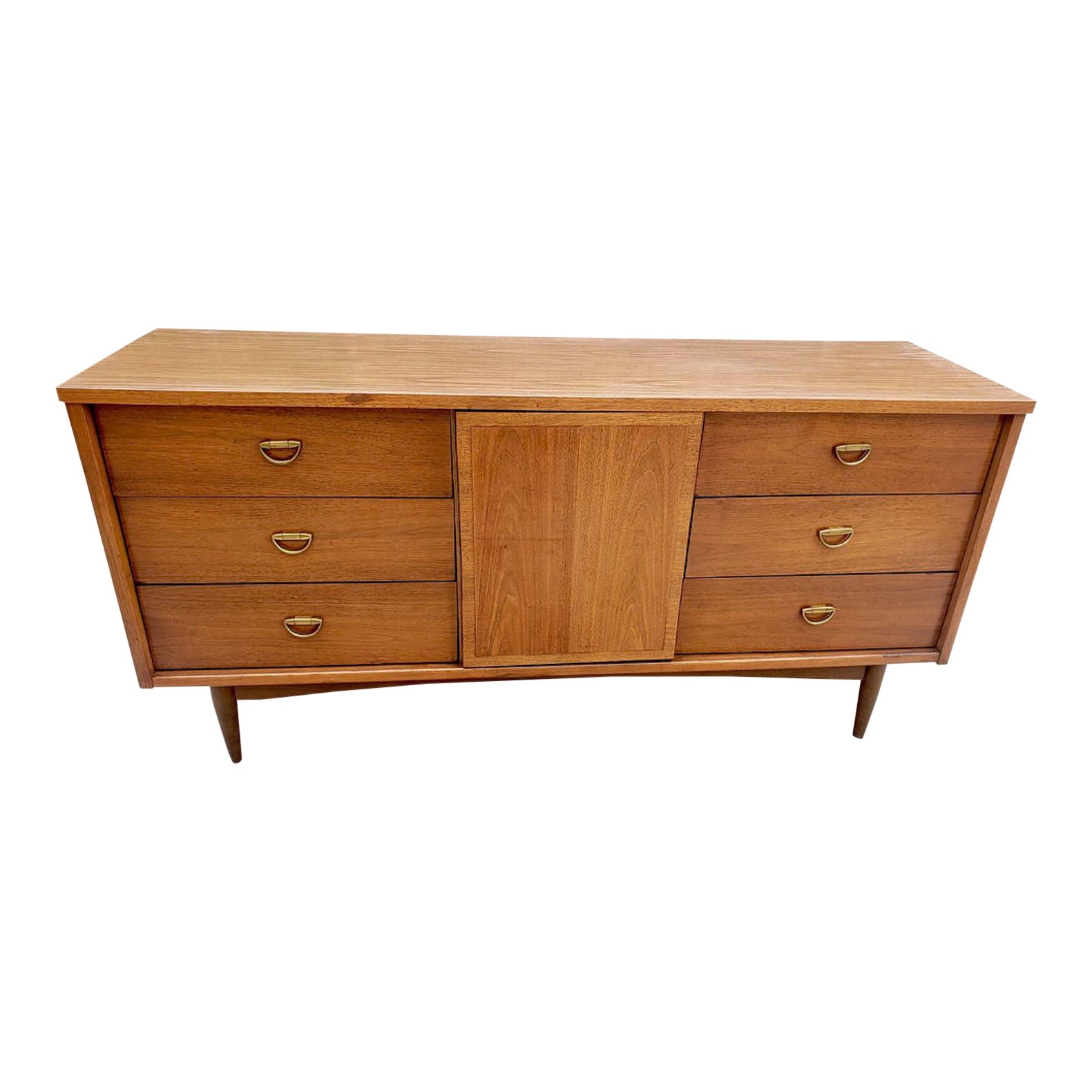 MidCentury Modern Ward Furniture Mfg Co Dresser Chest With Mirror