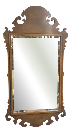 Burr Walnut Wall Mirror, 1920s