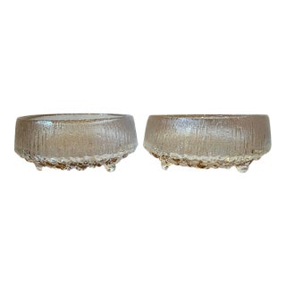 1960s Iittala Ultima Thule Bowls by Tapio Wirkkala, Pair For Sale