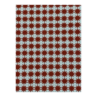 Stella Red 177086 by Schumacher Fabric Cotton Duck 6 2/8 Yards For Sale