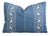 Shabby Chic Designer Lisa Fine Indigo Blue Baroda II Feather/Down Pillow For Sale - Image 3 of 5
