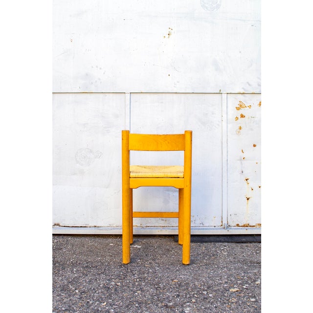 Charlotte Perriand Straw Stools by Charlotte Perriand, 1970, Set of 4 For Sale - Image 4 of 14
