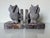 Mid-Century Modern Vintage Hand-Carved Marble Owl Bookends – A Pair For Sale - Image 3 of 12