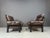 Leather Armchairs, Denmark, 1960s, Set of 2 For Sale - Image 9 of 16