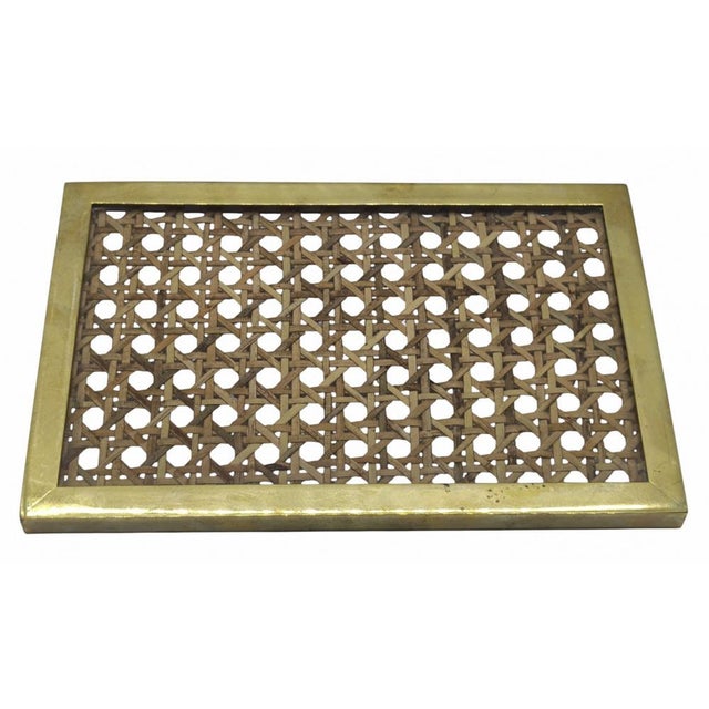 Acrylic and Vienna Straw Box from Christian Dior, 1970s For Sale - Image 6 of 8