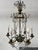 Louis XVI Glass Chandelier with Pearl Garland and Painted Sheet Metal For Sale - Image 15 of 18