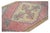 Vintage Hand Knotted Small Turkish Rug Boho-Chic Entry Decor Door Mat - 1′9″ × 3′3″ For Sale - Image 9 of 11