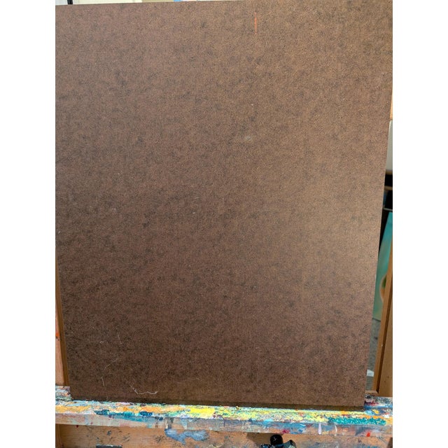 Mourning Routine 16x20" on Masonite For Sale In New York - Image 6 of 6